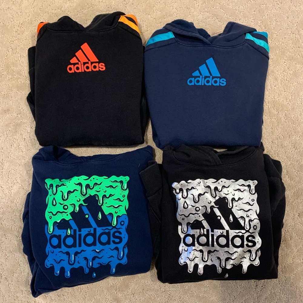 Adidas Boys Size L Hoodies